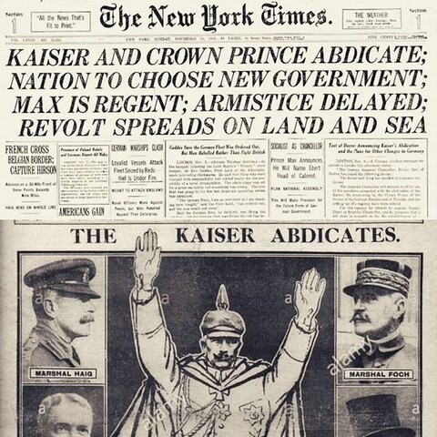 Abdicación de Guillermo II