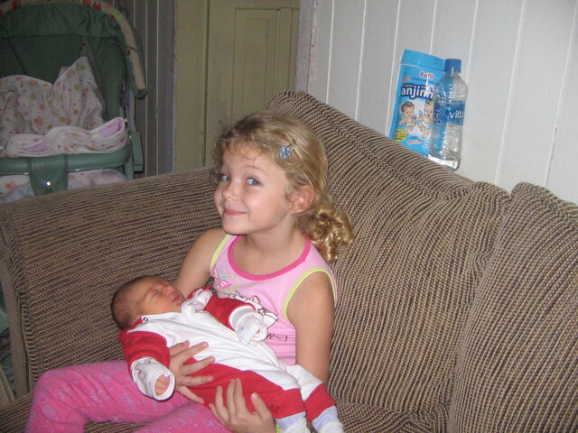 Nascimento da minha irmã.