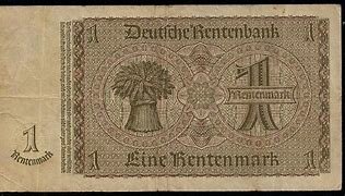 Introduction of Rentenmark