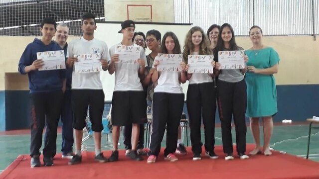 Entrada para o Ensino Médio.