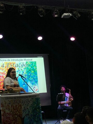 1° Apresentação de Saxofone