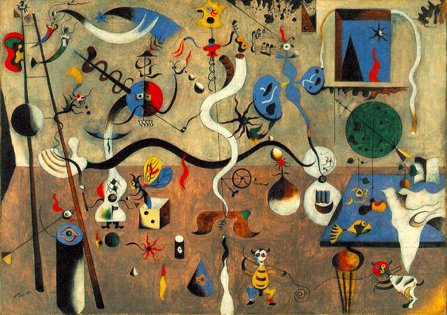 "Il carnevale di Arlecchino" Mirò