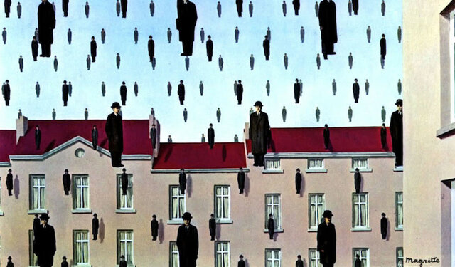 "Golconda" Magritte
