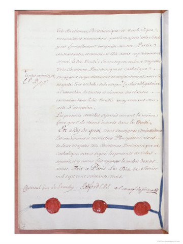 Spain signed treaty