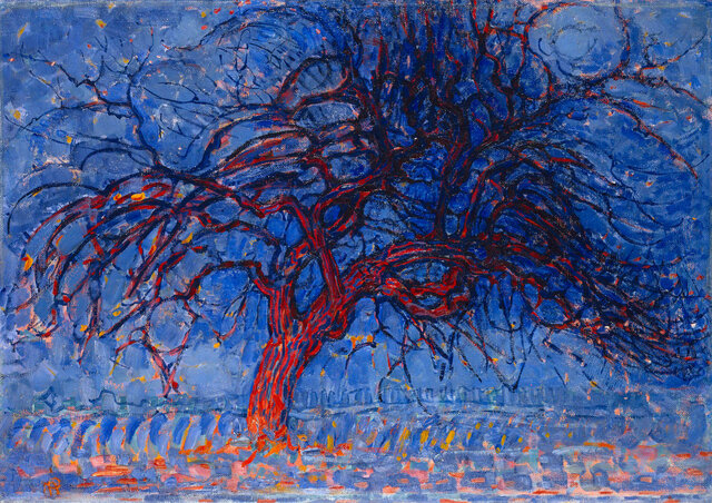 "L'albero rosso" Mondrian
