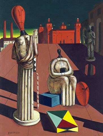 "Le Muse inquietanti" de Chirico