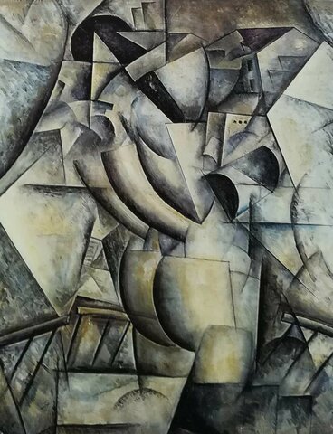 "Simultaneità donna al balcone" Carrà