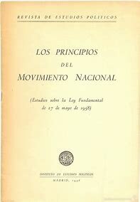 Els principis del Moviment Nacional