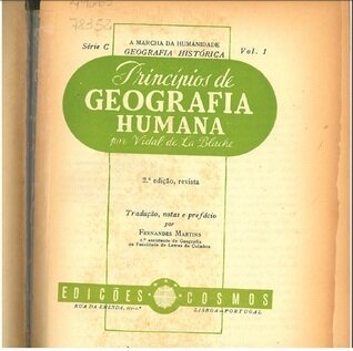 Trabajo de **Paul Vidal de la Blache** ***Annales de Geographie***