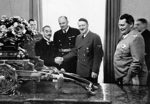 Nazi Germany and Fascist Italy sign a treaty of cooperation