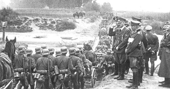 Germany invades Poland, initiating WWII