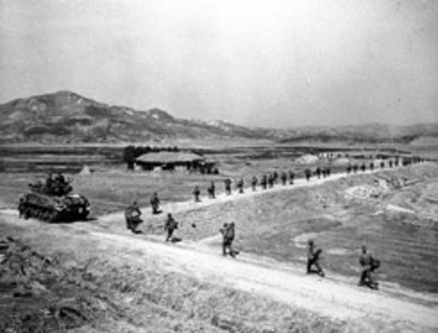 Eighth Army reaches 38th Parallel