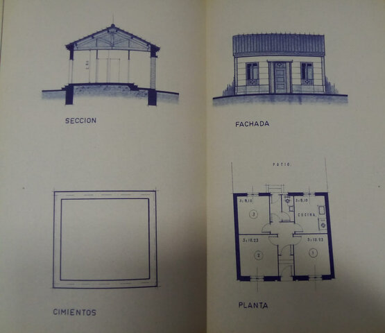 Mi abuelo construye su casa