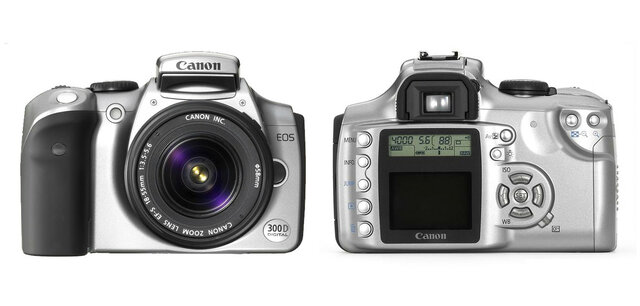 Canon EOS 300D, democratizando la DSLR