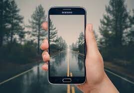 teléfono con cámara moderno