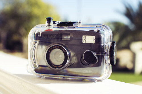 Cámara subacuática