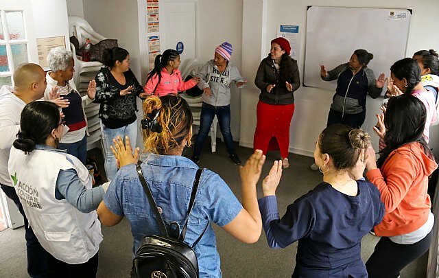 Apoyo psicosocial a las victimas.