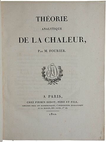 La théorie analytique de la chaleur~ir