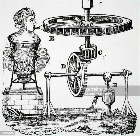 Máquinas con vapor de cañerías