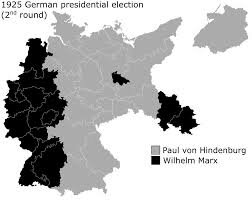 Election of President von Hindenburg