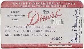 primeiro cartão de crédito