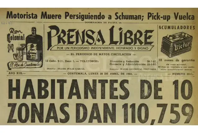 Publicación de resultados del primer censo en Guatemala