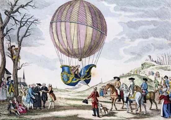 Invención del Globo Aerostático