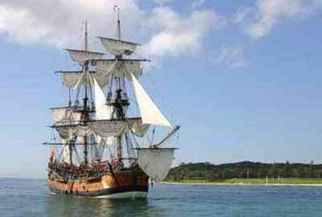 English Lieutenant James Cook's expedition in HM Bark Endeavour charts the eastern coast of Australia.