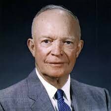 Dwight Eisenhower is sworn in as the 34th president of the United States.