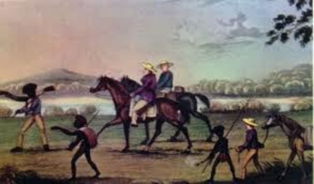 There was white settlement of the British Colony