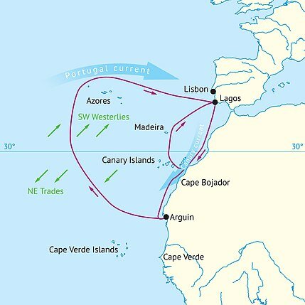 Gil Eannes runder Kap Bojador