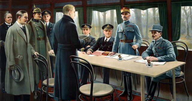 FIRMA DEL ARMISTICIO EN EL BOSQUE DE COMPIEGNE