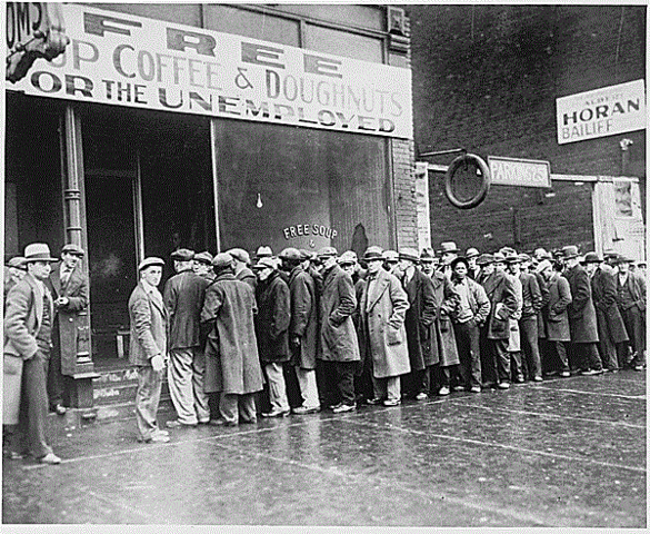 Beginning of Great Depression