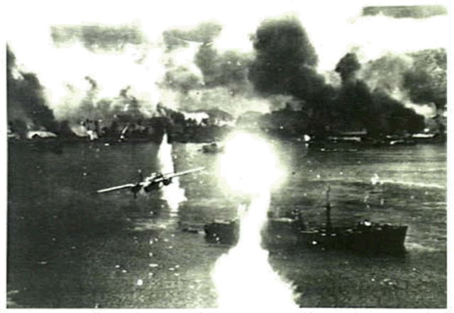 Australia was attacked by the Japanese