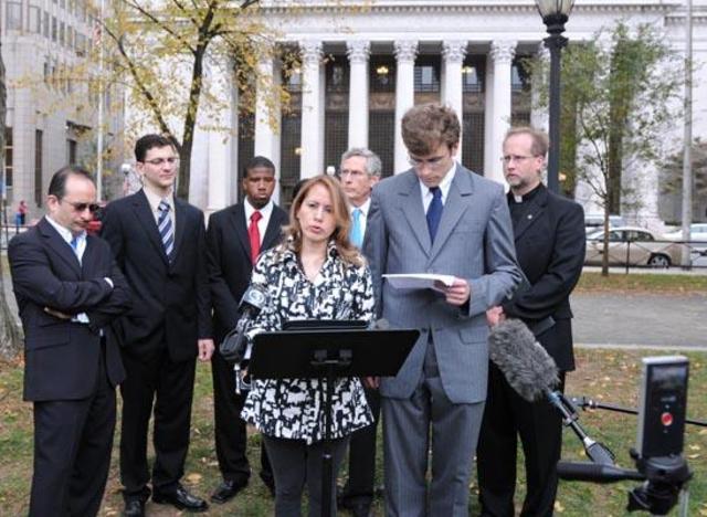 Latino residents sue East Haven, police; 10 plaintiffs, including priest, allege civil rights violated