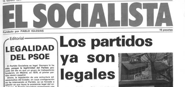 Legalització PSOE