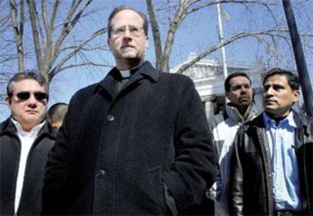 Priest pleads not guilty, police deny ethnic profiling