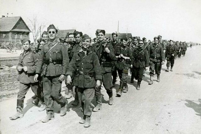 Franco envía a la División Azul a la guerra