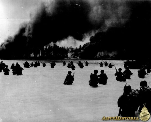 Desembarco estadounidense en las islas Gilbert