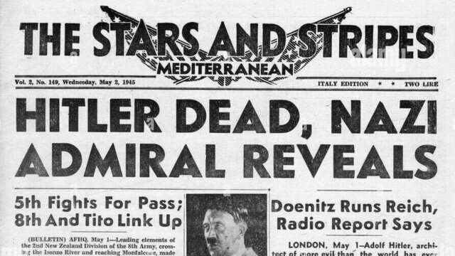Suicidio de Hitler, rendición de Alemania 30 abril 1945