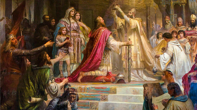 Charlemagne was Crowned