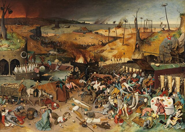 The Black Death ravages Europe and kills one-third of the population