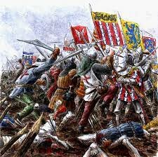 Battle of Agincourt between England and France