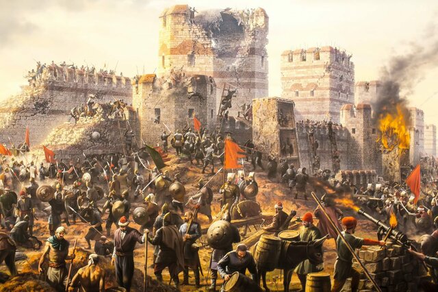 Constantinople falls to the Ottoman Turks, marking the end of the Byzantine Empire