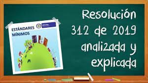 LA RESOLUCIÓN 0312 DE 2019 EN COLOMBIA