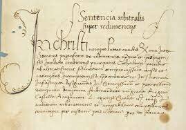 Sentència arbitral de Guadalupe 1486