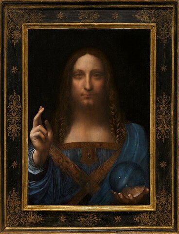 2. Maal - Salvator Mundi - Leonardo Da Vinci