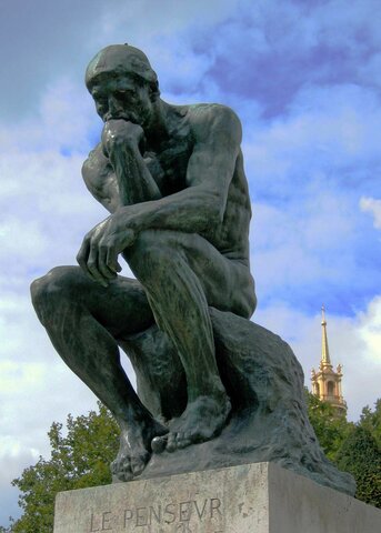3. Skulptuur - The Thinker - Auguste Rodin
