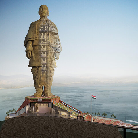 1. Skulptuur - Statue of Unity - Ram.V Sutar