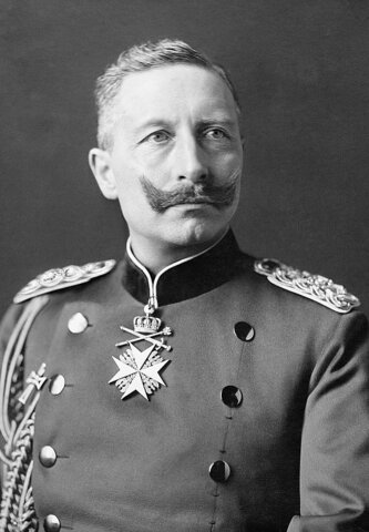 German Revolution of 1918 & Kaiser Wilhelm II resigns